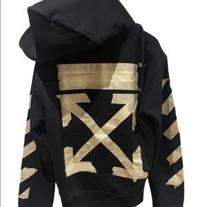 Off White Tape Arrow Slim Hoodie